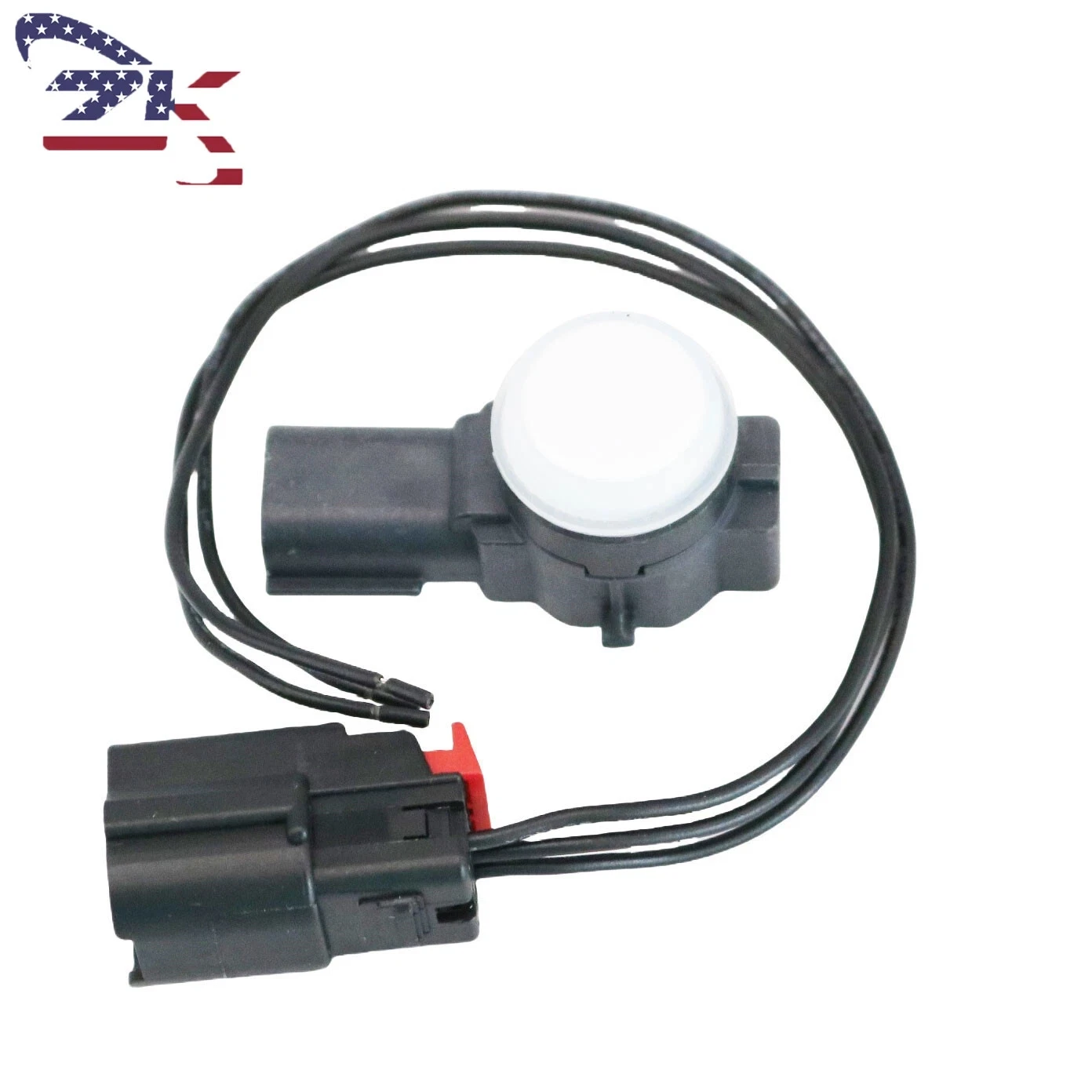 

Для GM 4 шт. белые датчики парковки заднего хода + разъемы 23428268 52050134 84153946