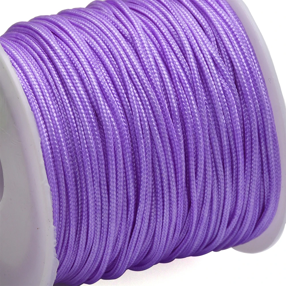22 Yard 1.0mm Nylon Bead String Bracelet String Chinese Knot Braided Cord Kumihimo Macrame Thread For Keychain Jewelry Making