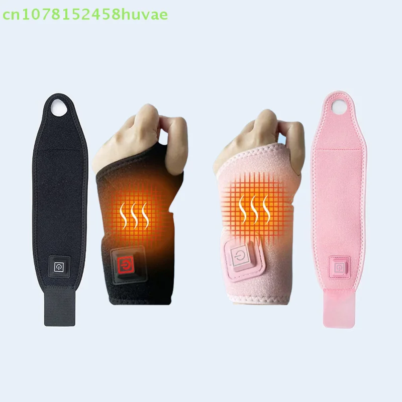 

1 Pc Wrist Heating Pad,Portable Electric Heating Pad,Heated Wrist Wrap,Three Adjustable Levels,Heated Wrist Brace For Office
