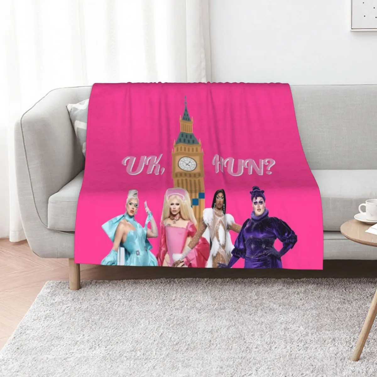 Uk, Hun RuPauls Drag Race UK United Kingdolls Throw Blanket Nap Shaggy Single Kid'S Blankets For Bed cosplay anime Blankets