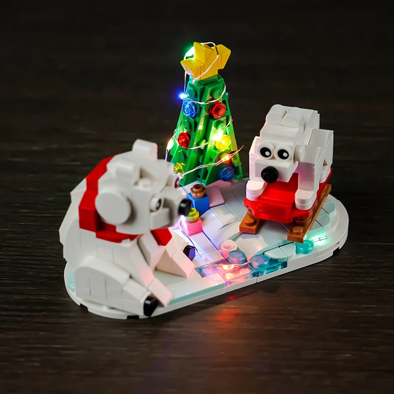 Vonado LED Lamp 40571 set is suitable for Wintertime Polar Bears building blocks (only including lighting accessories)