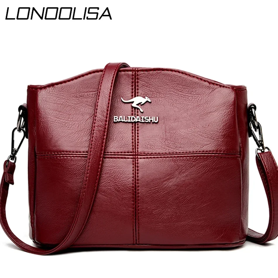 High Quality Leather Crossbody Bag New Luxury Handbags Women Bags Designer Small Shoulder Messenger Bags for Women 2024 Sac