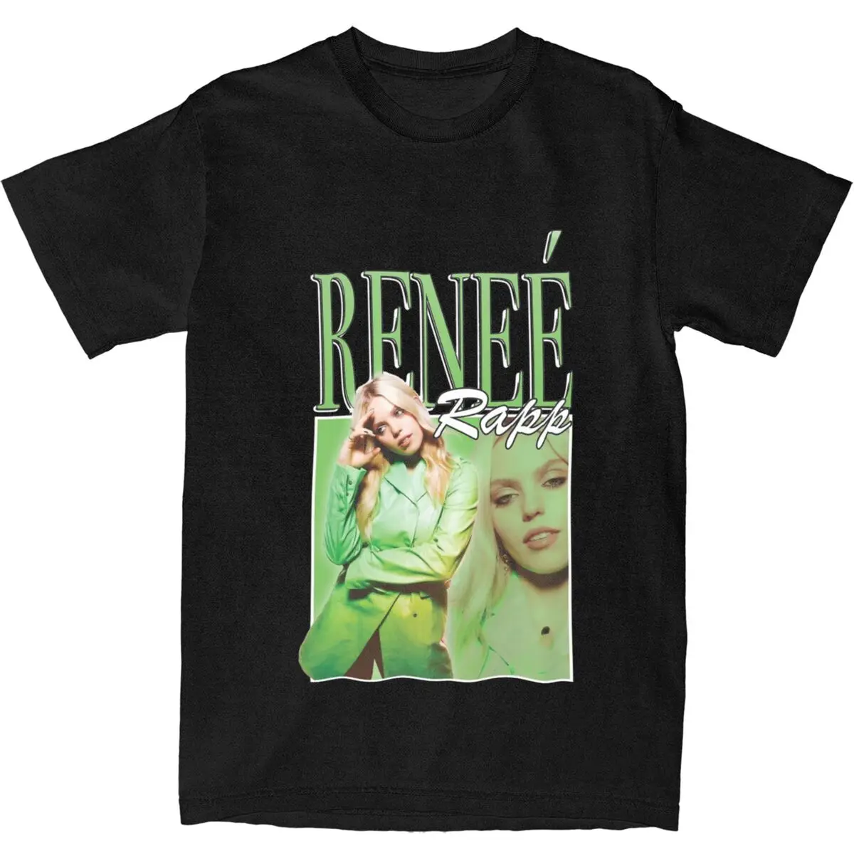 

Renee Rapp Singer T Shirt Summer USA Y2K Casual T-Shirts Cotton Trending Tshirt For Men Short-Sleeve Print Tees