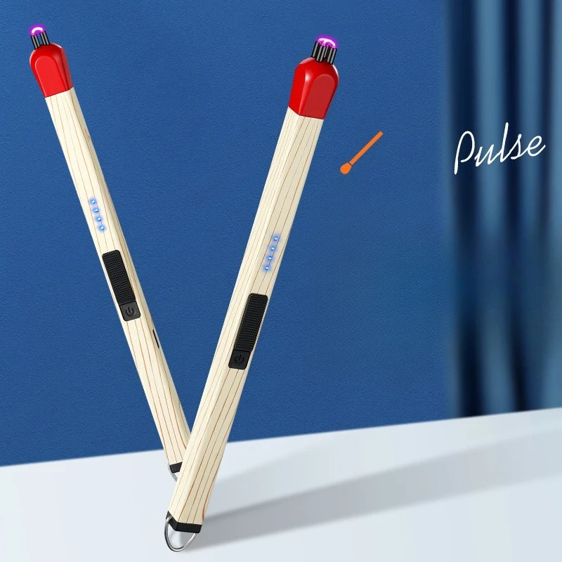 The Latest Match Stick Extended Charging Lighter Kitchen Barbecue Household Gas Stove Igniter Outdoor Barbecue Cigarette Lighter