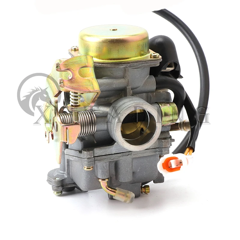 Motorcycle CVK24.5 24.5mm Carb Carburetor For Yamaha GY6 125cc-250cc Engine scooter ATV Dirt Pit Bike Racing Accessories