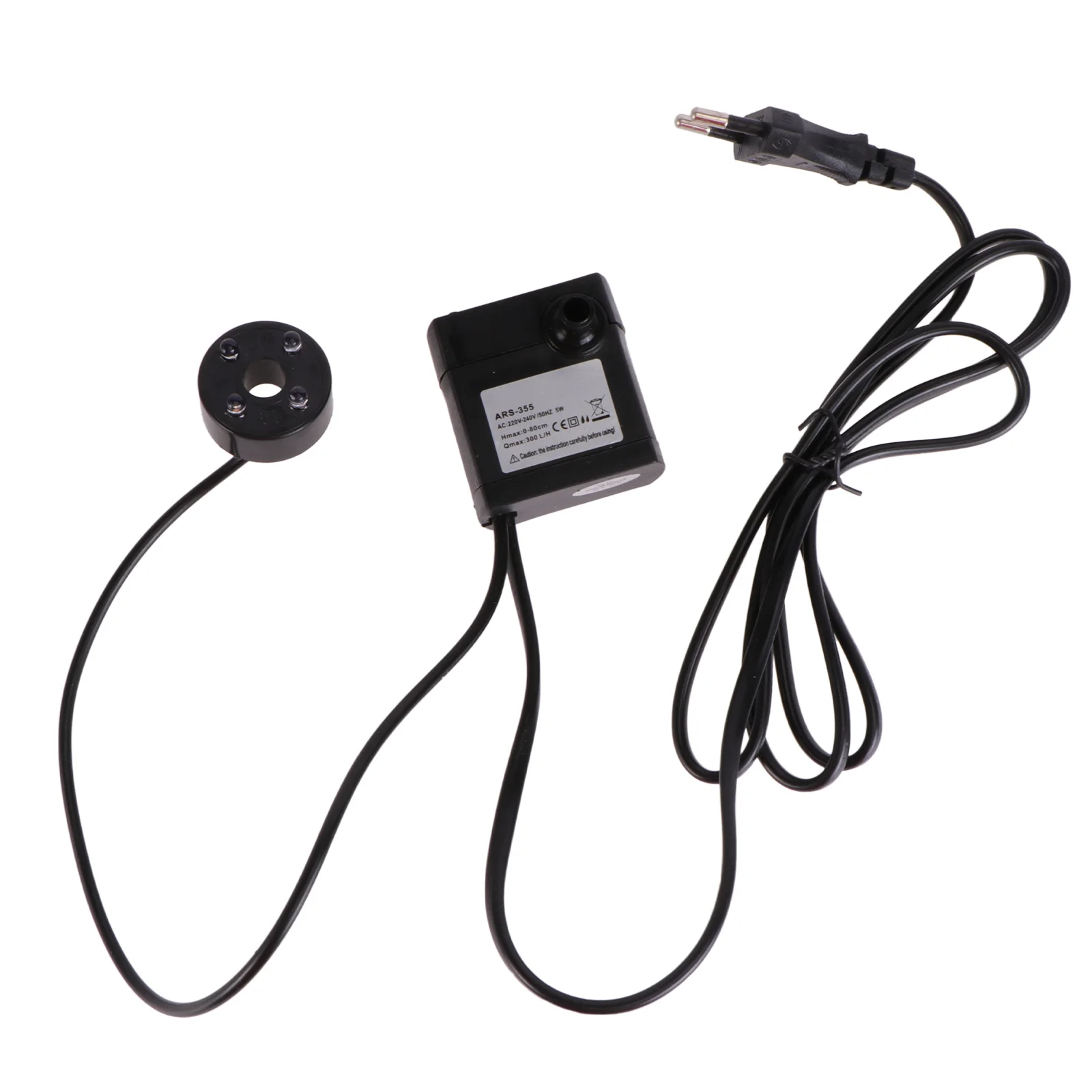 

5W Submersible Circulation Water Pump Powerful Adjustable Flow LED Light Energy Saving for Aquarium Fountain Pond Fish Tank