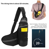 1L   DIDEEP 1L    Diving Set with Breather/Relief Valve//Strap/Diving Goggles Underwater Oxygen