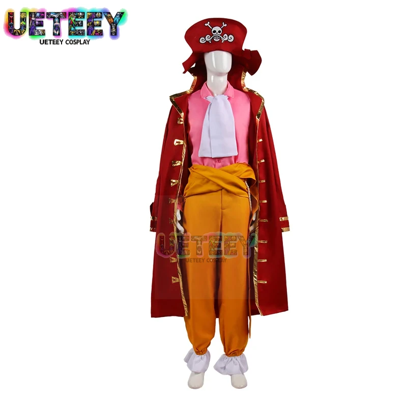 

UETEEY Anime Gol D Roger Gold Roger Cosplay Uniform Suit Set