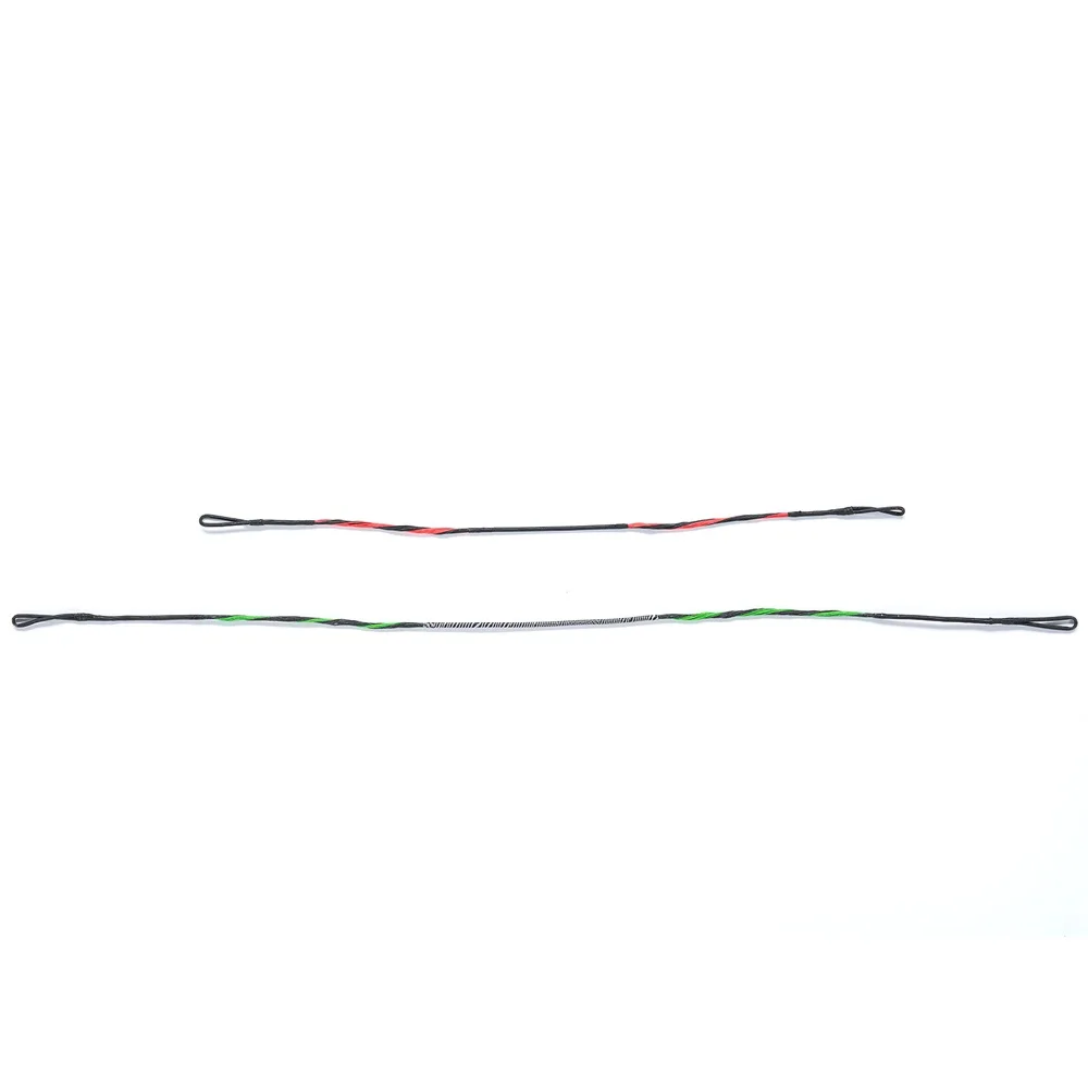 2pcs Dacron Archery Bow String 20 Strands up to 175lbs Crossbows Hunting Shooting Accessories Length 17.52