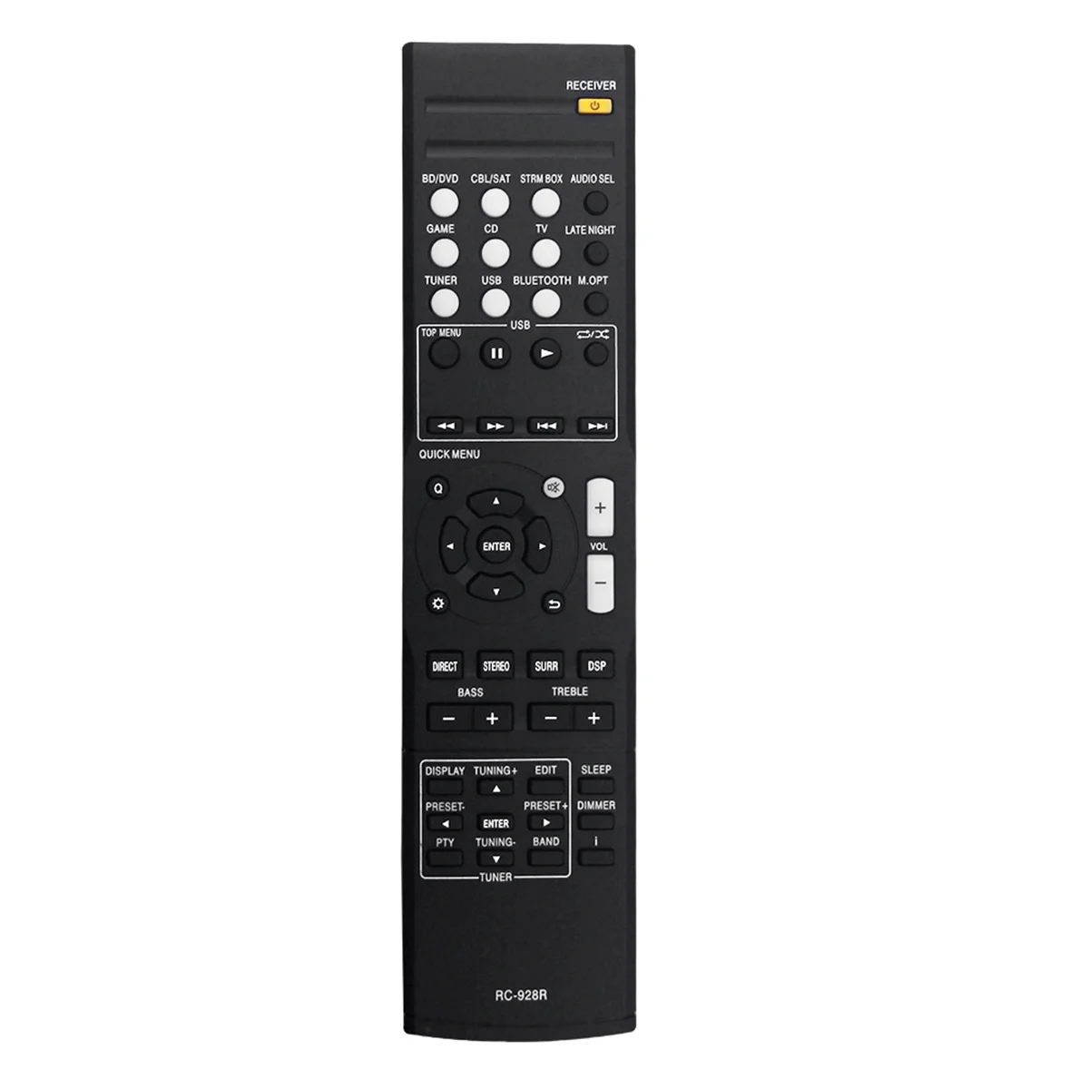 

RC-928R Replace Remote Control for AV Receiver HT-S3900 HT-R397 TX-SR373 HT-P395