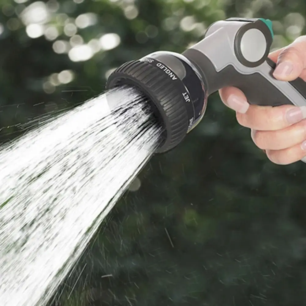 

High Pressure Garden Hose Nozzle Watering Plant Corrosion-resistant Metal Spray Nozzle Durable Lawn Washing Water Hose Sprayer