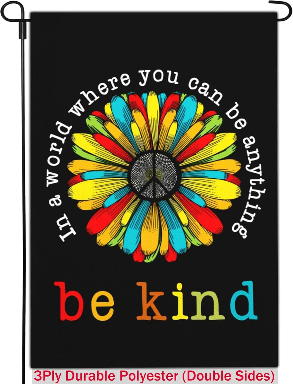 Будьте добры, маленький Садовый флаг для геев, гордости, двора, садовые флаги для наружной доброты, знак мира, Садовый флаг в мире, где вы можете быть