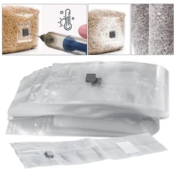 Parche de filtro PP de 0,06mm, bolsa de autoclave con puerto de inyección autocurativa, bolsas de grano hidratadas esterilizadas para granja