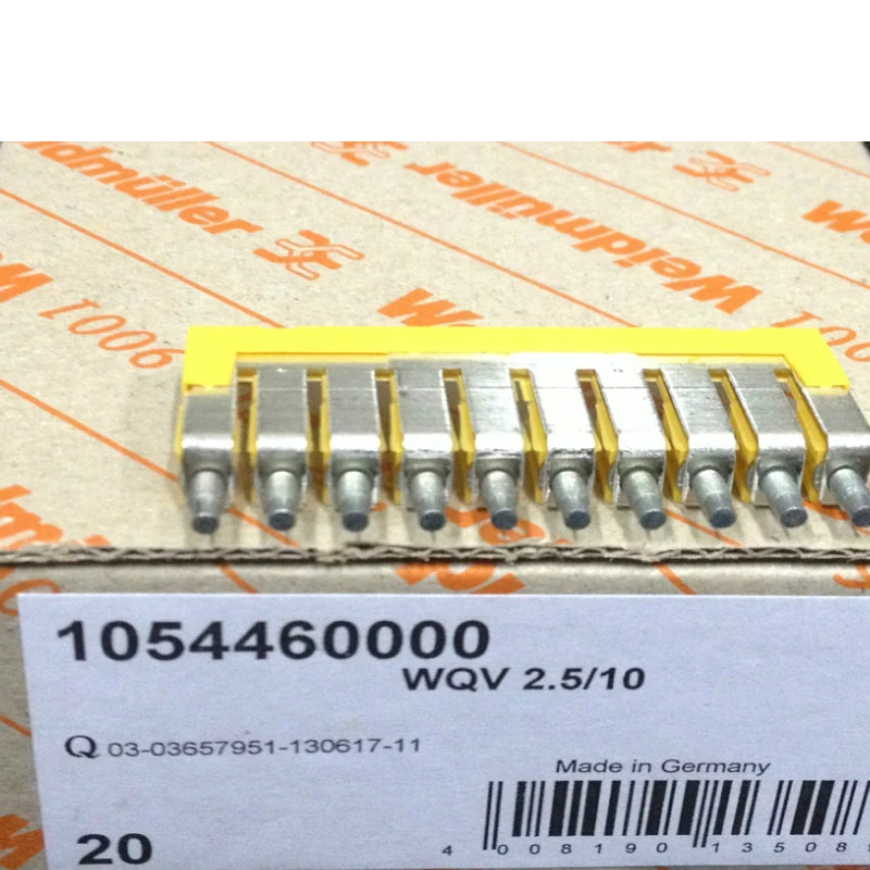 WQV 2.5/10 Ngang Khớp Nối 1054460000 WDU2.5 Cổng Kết Nối