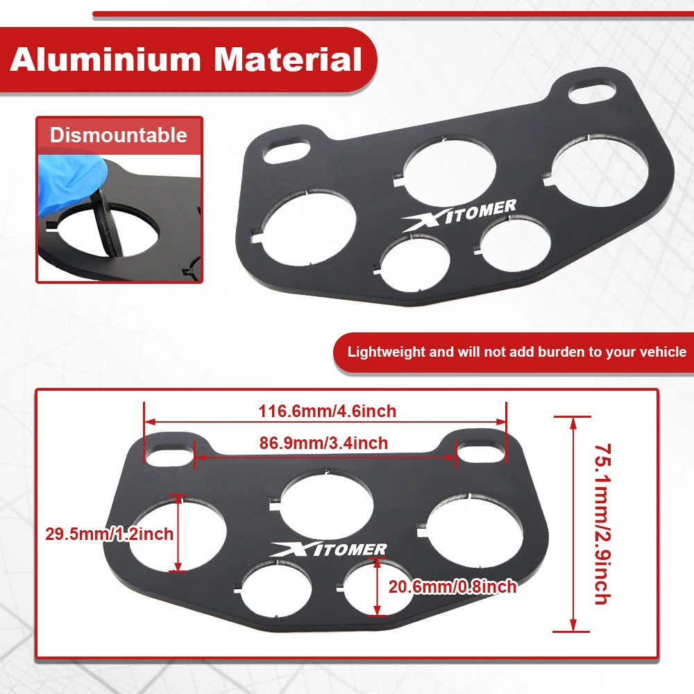 

Аксессуары для мотоциклов, пригодные для Triumph 1200 Scrambler XC 2019 2020 2021 2022, черная приборная панель, защитная крышка, алюминий