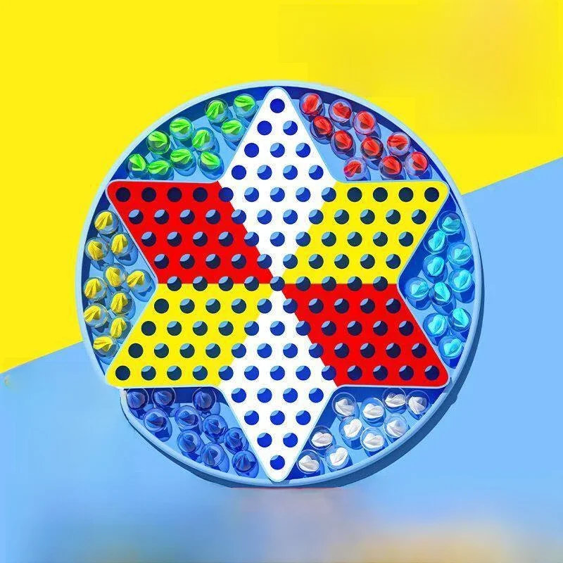 

Традиционная настольная игра «Летающие шахматы» 2-в-1 для взрослых с стеклянными шариками, развивающая стратегическая игра для начальной школы...