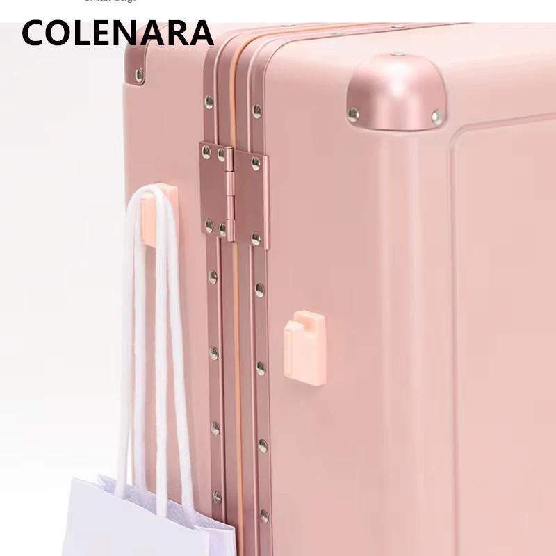 COLENARA High-quality Suitcase USB Charging Boarding Box Multifunctional Trolley Case 20