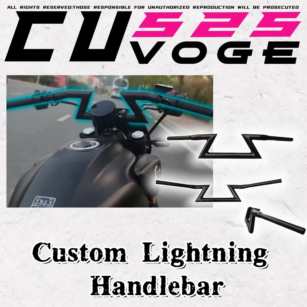 

FOR VOGE CU525 CU-525 525CU modified handlebar high handlebar direction handlebar faucet fixed handle lightning handle