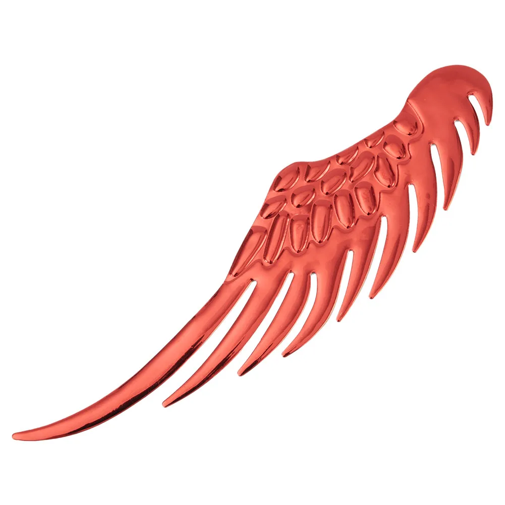 Pair of 3D PVC DIY Wing Scratch Decal Stickers for Car and Motorcycle Compatible with Various Models for Custom Vehicle Look