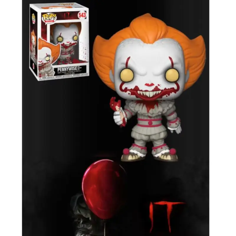 2025 FUNKO POP Pennywise Joker # 472 # 473 # 474 # 475 Chase Pennywise # 542 # 543 # 544 Figuras de acción de vinilo Modelo Juguetes para regalos de niños