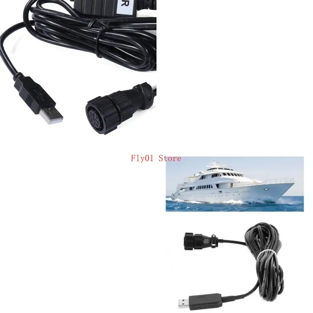

Shielded Wire USB Cable for Matsutec NPC-100 Enhancing Marine Data Transmission