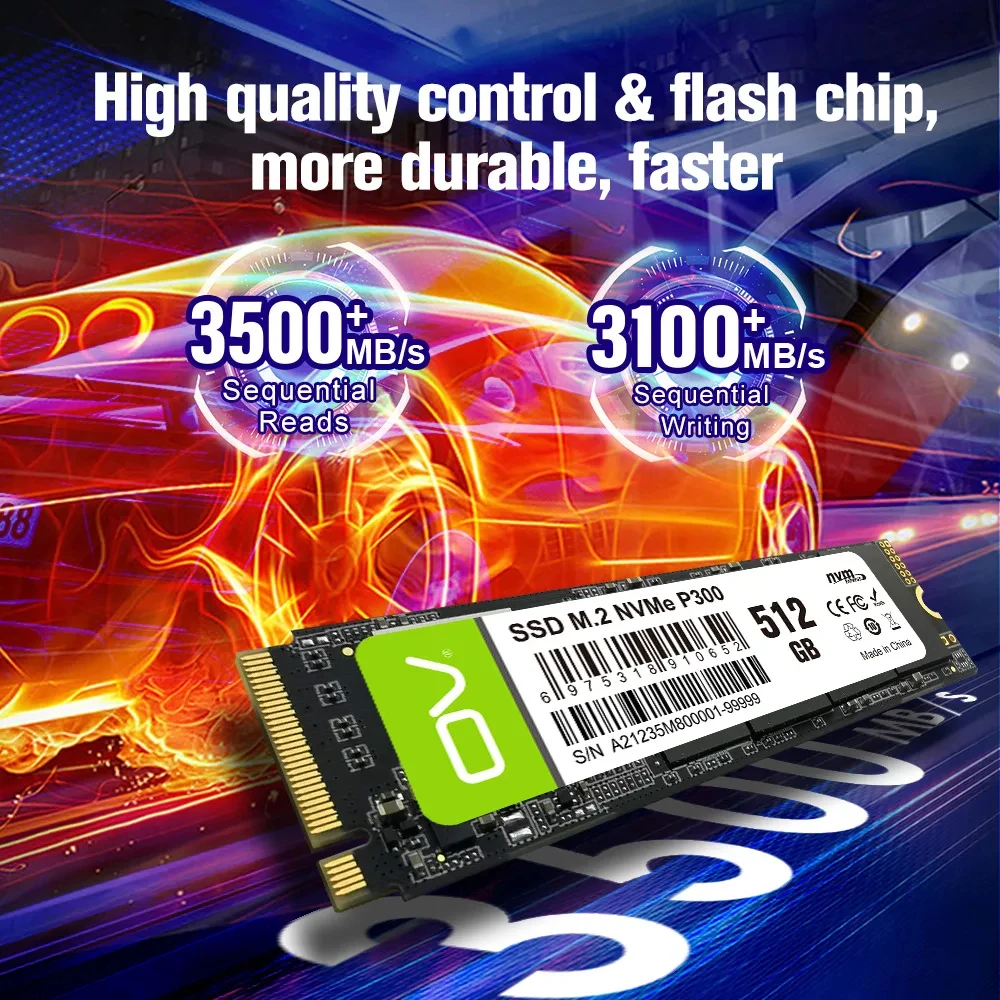 OV 3500 MB/s M.2 NVMe SSD 512GB 1TB 2280 PCIe State Solid Drive Internal Hard Disk Steam Deck Cooler for Laptop Notebook PC