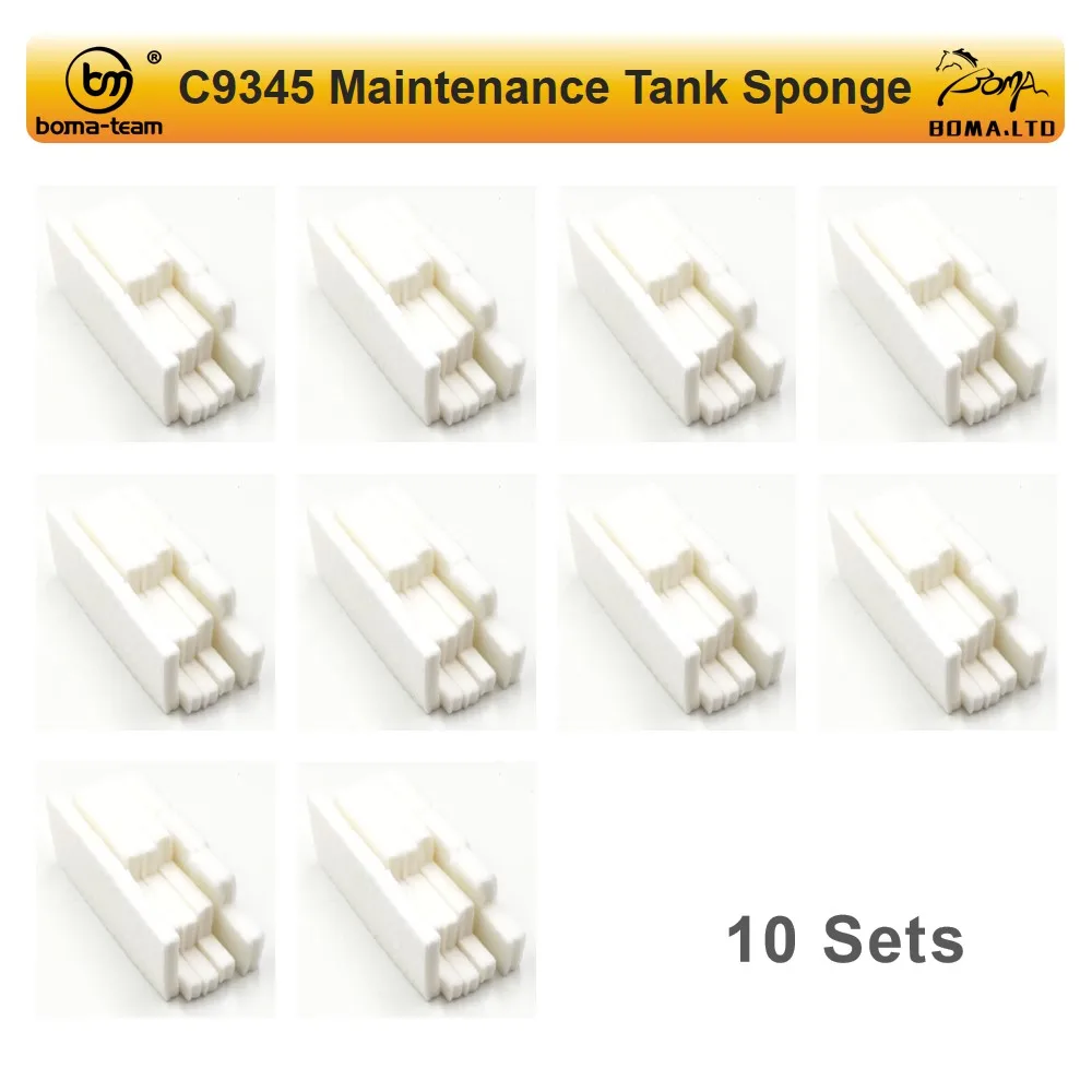 boma-team 10Set C9345 Maintenance Box Ink Pad Sponge for Epson WF-7845 7840 7830 7820 7835 7310 7800 EC-C7000 ST-C8000 ST-C8090