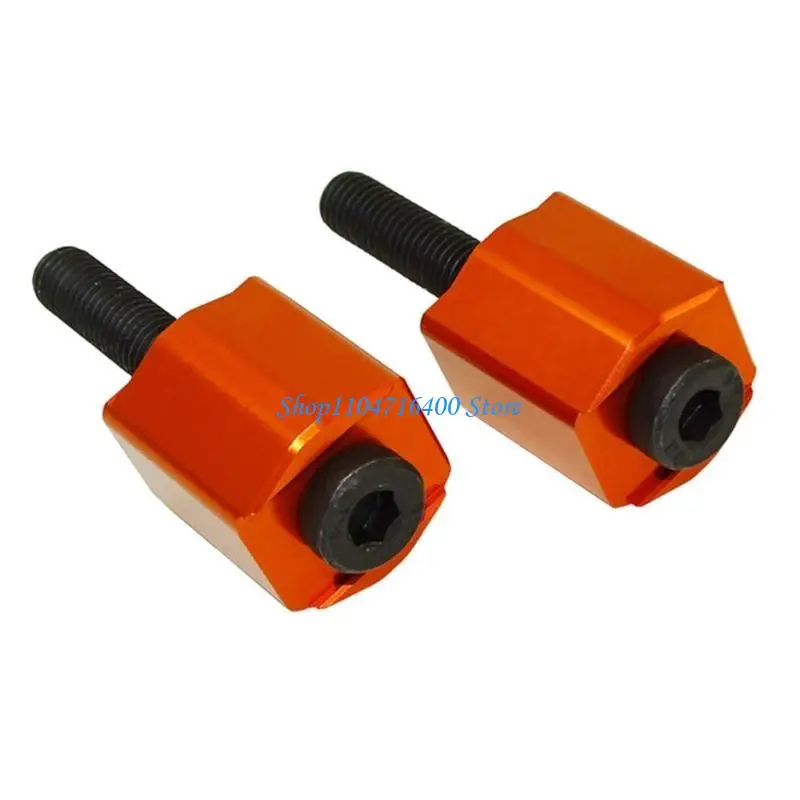 

y1gd Anti-scratch Heightening Block Pedal 2Pcs Durable Handlebar Risers Adapter Motorcycle Modification Tool