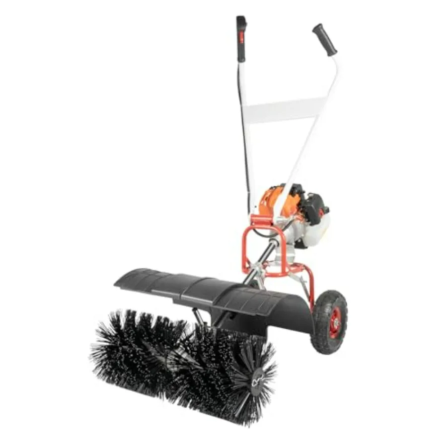 

Снегоуборщик-подметальщик 52CC с двигателем 2-тактным 2.5HP, воздушным охлаждением, для уборки снега, листьев и мусора с улиц и газонов