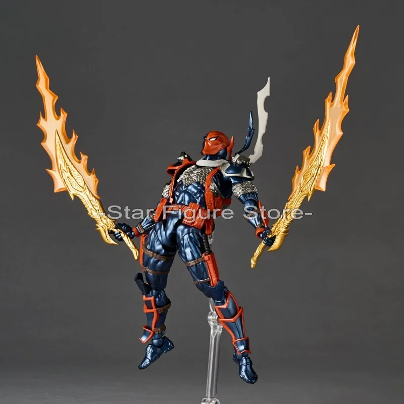 مذهلة ياماغوتشي Deathstroke عمل الشكل 16 سنتيمتر Kaiyodo Revoltech Slade جوزيف ويلسون المنهي تمثال جمع نموذج اللعب