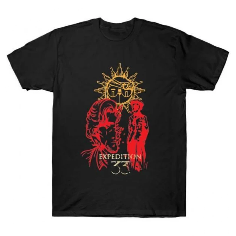 

0427 Clair Obscur Expedition 33 Gift Clothes for RPG gamer 100% cotton printed tee Short Sleeve Graphic T-Shirt All size tops