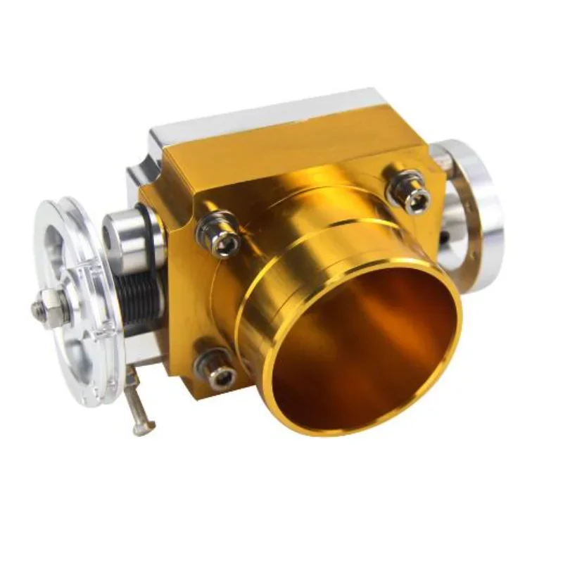 Car modification general racing competition enlarged throttle, aluminum alloy mechanical throttle 65-100MM