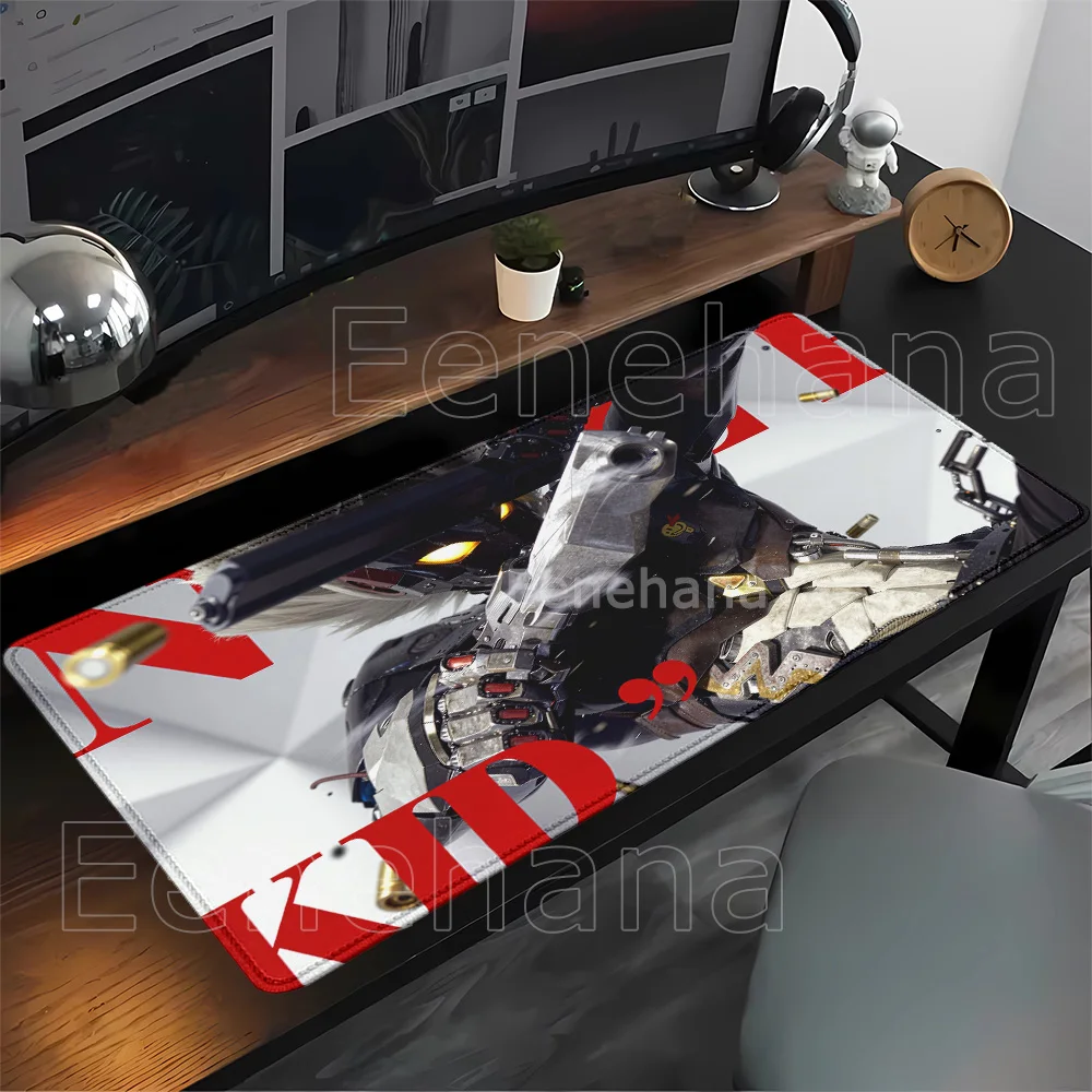 Gaming ZZZ Zenless Zone Zero Starlight Billy Mauspad Anime Rutschfeste Basis Mausunterlage Tastatur HD-Druck Overlock Büro-Schreibtischunterlage