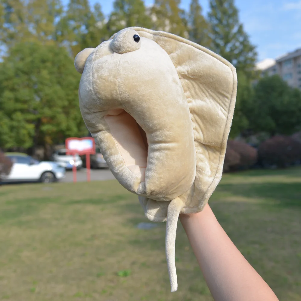 Stingray الأسماك نعال قماش لطيف الكرتون مانتا راي الدافئة لينة محشوة أحذية النساء الرجال شبشب منزل هدايا عيد الميلاد عيد الميلاد