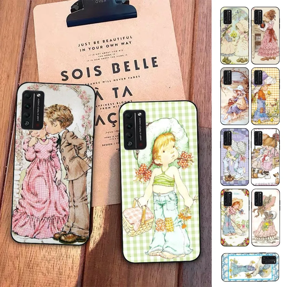 Sarah Kay Little Girl Phone Case For Huawei Honor 10 lite 9 20 7A 9X 30 50 60 70 pro plus Soft Silicone Cover