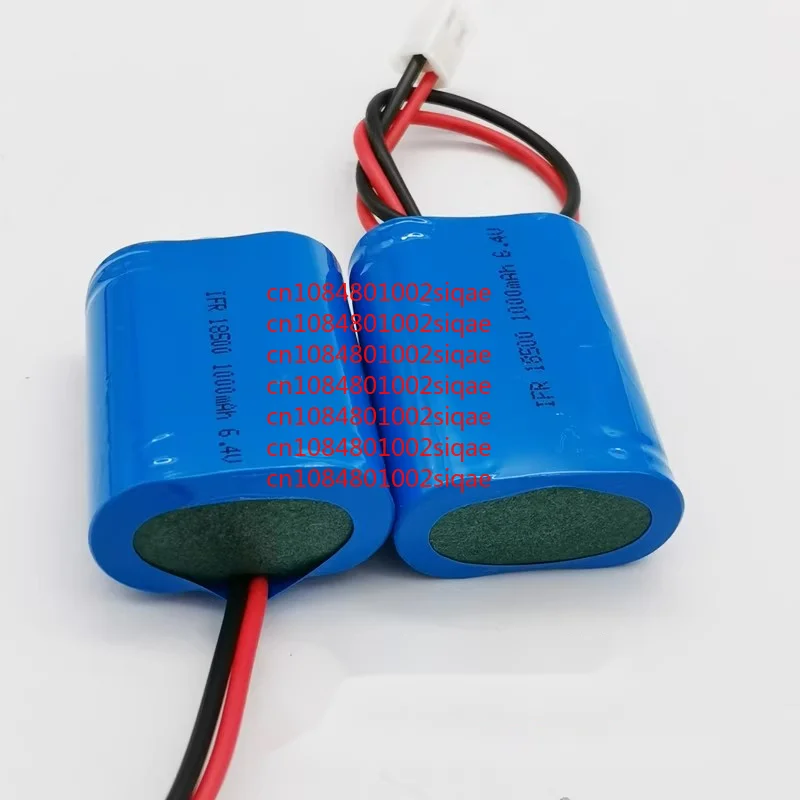 IFR18500 1000mAh 6.4V Lithium Iron Phosphate Battery Pack Emergency Supply Elevator Intercom Terminal Battery WYORESY