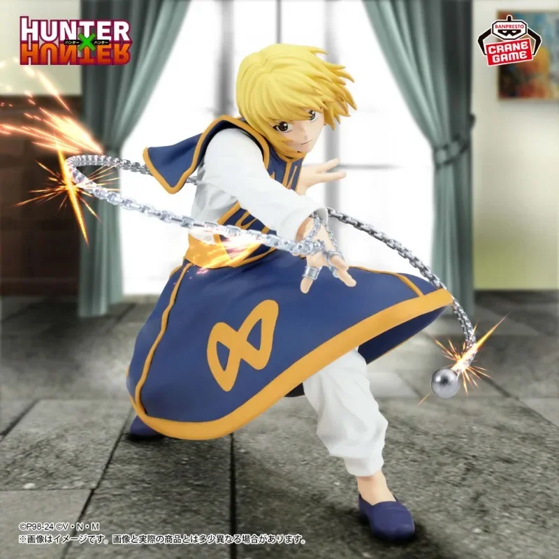 Bandai in Stock Original BANPRESTO HUNTER×HUNTER Anime VIBRATION STARS -Kurapika-II Action Figures Toys Collectible Model Gifts