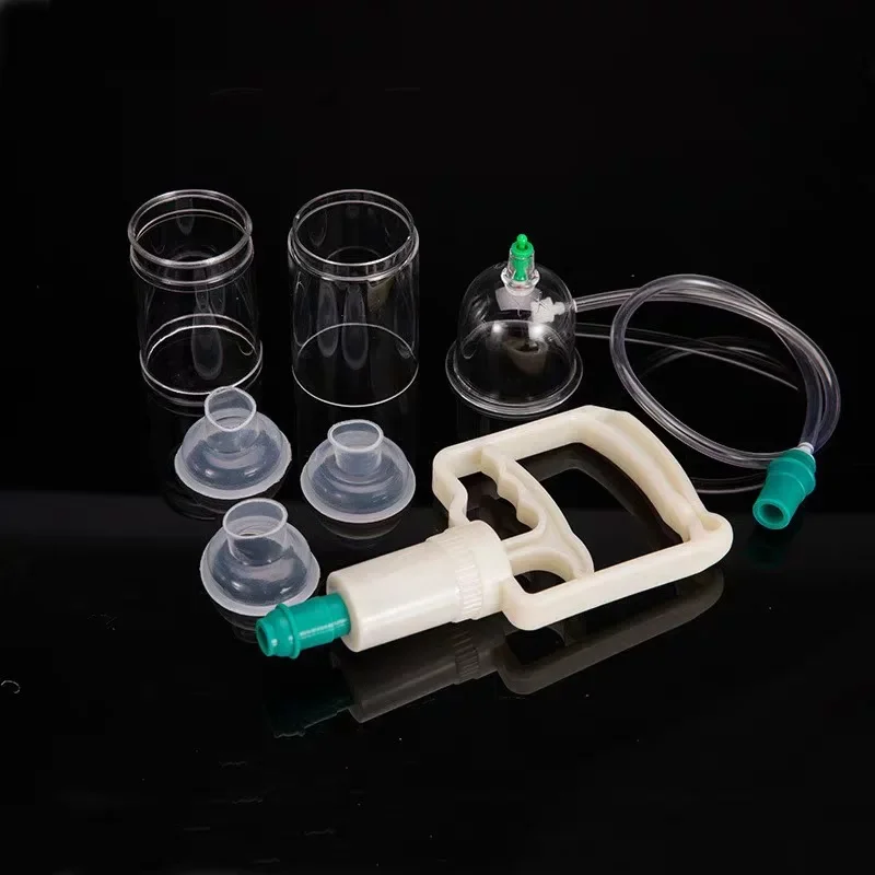 Vacuum Cupping Male Penis Pump Stretcher Enlargement Set Cock Growth With Extender Vacuum Cup Accessory Portable Tool For Men