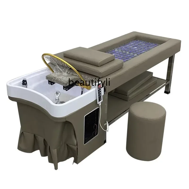 

ls 04 Salon Shampoo Chair Water Circulation Moxibustion Fumigation Head Treatment Bed Beauty Salon Physiotherapy Shop Ear Cleani
