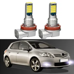 2Pcs For Toyota Auris E150 2006 2007 2008 2009 2010 2011 2012 LED Fog Lamp Bulbs Front Fog Light Canbus White