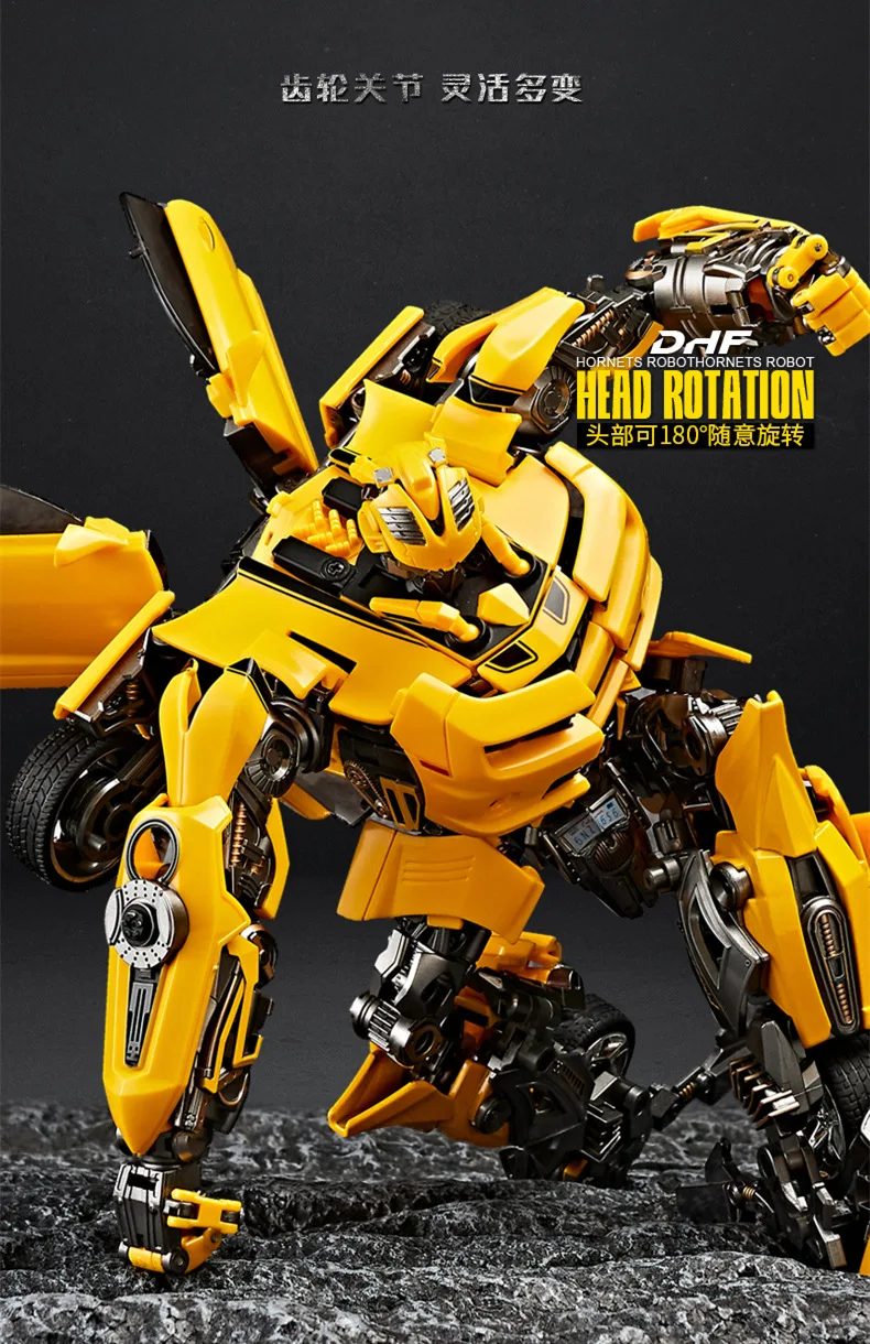 30CM Transformation Optimus Prime Bumblebee Megatron Schwarz Gold Roboter Spielzeug Legierung Star Commander Lkw Auto Spielzeug Action Figur geschenk – Detail 25