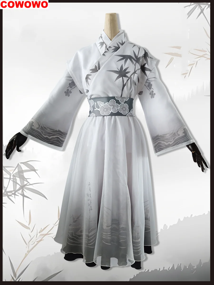 Identity V Qi Shiyi Antique Dealers Ink Rhyme Women Hanfu Cosplay Costume Cos Game Anime Party Uniform Hallowen Play Role