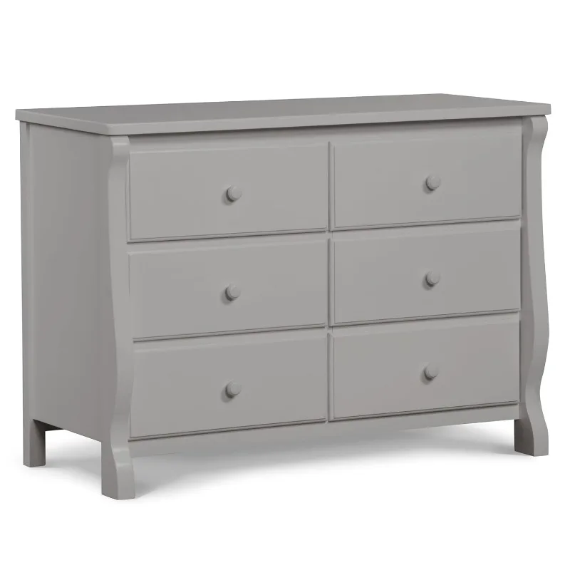 

Universal 6 Drawer Dresser with Interlocking Drawers - Greenguard Gold Certified