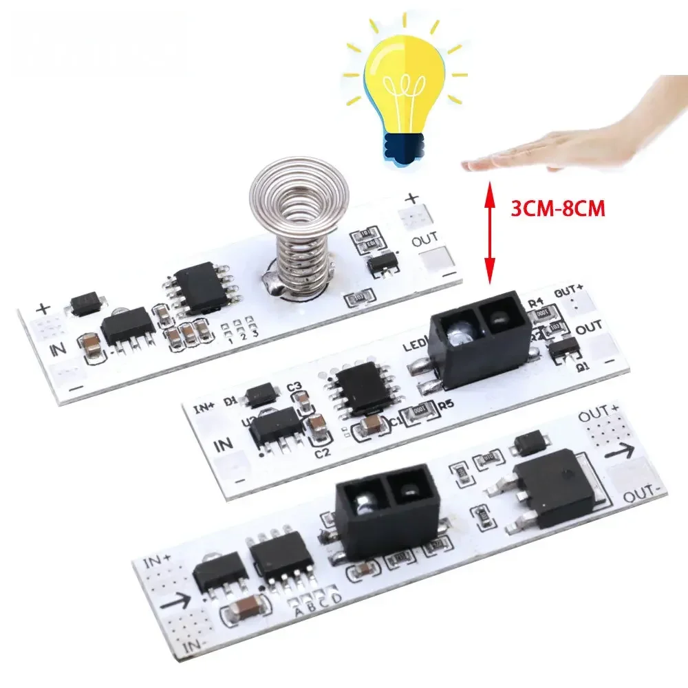 5V-24V 3A Capacitive Touch LED Dimmer Module Hand Proximity Sensor Short Distance Scan Touch Control Dimming Board