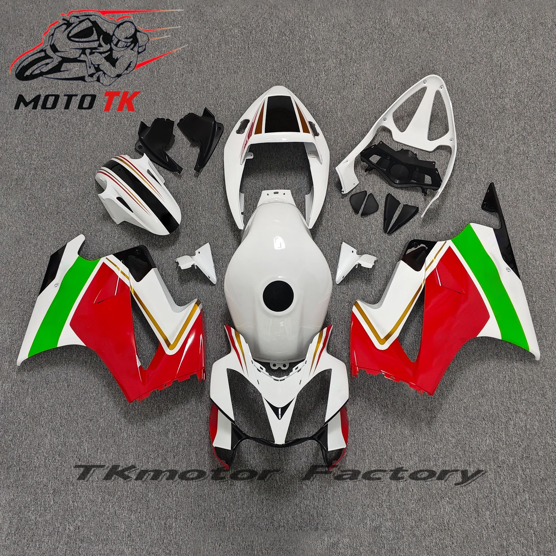 

For HONDA VFR800 2002 2003 2004 2005 2002-2012 Motorcycle Accessories Bodywork Injection Plastics Full Fairings Orange Mold Kit