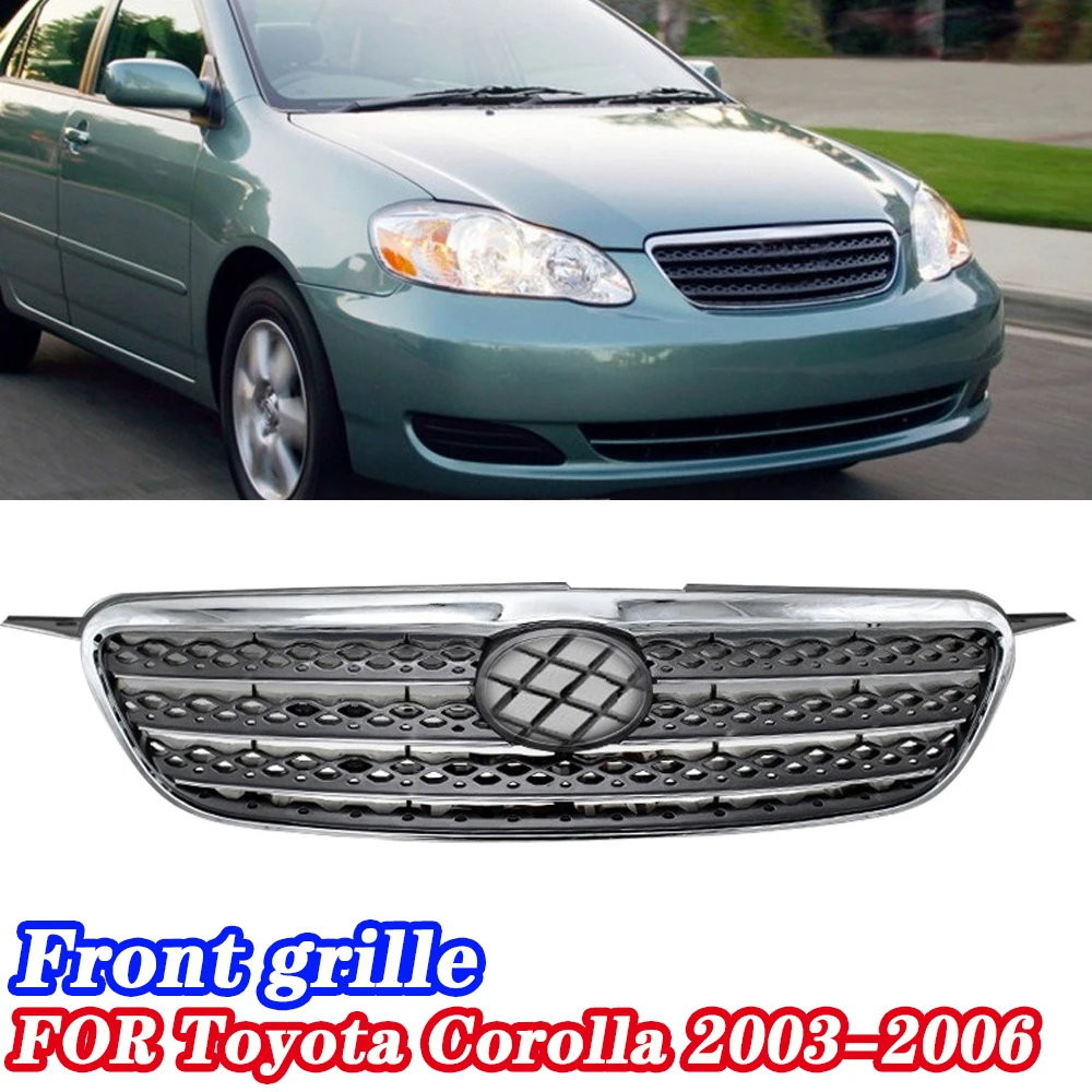 

Suitable for Toyota Corolla front center mesh assembly modified front bar air intake ventilation mesh grille 2003-2006