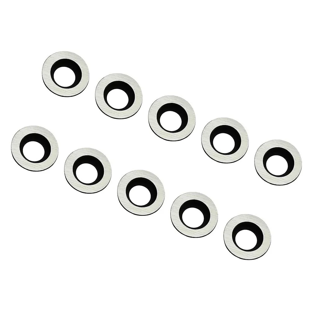 

10Pcs Diameter 12mm Round Carbide Cutter Insert Fits For Ci3 Wood Turning Tool Parts And Accessories Round Carbide Cutter