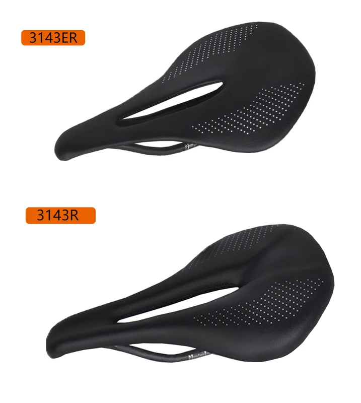 Selim de Bicicleta em EVA e Carbono 240x143mm com 89g para MTB e Corrida — foto 6