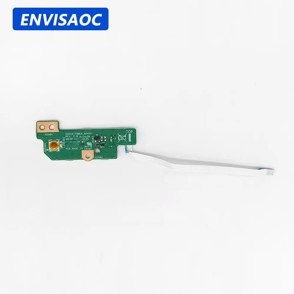 OEM Used For ASUS A46C A46CB A46CM S46C E46C K46C K46CA K46CB K46CM Laptop Switch Power Button Board Cable Repairing Accessories