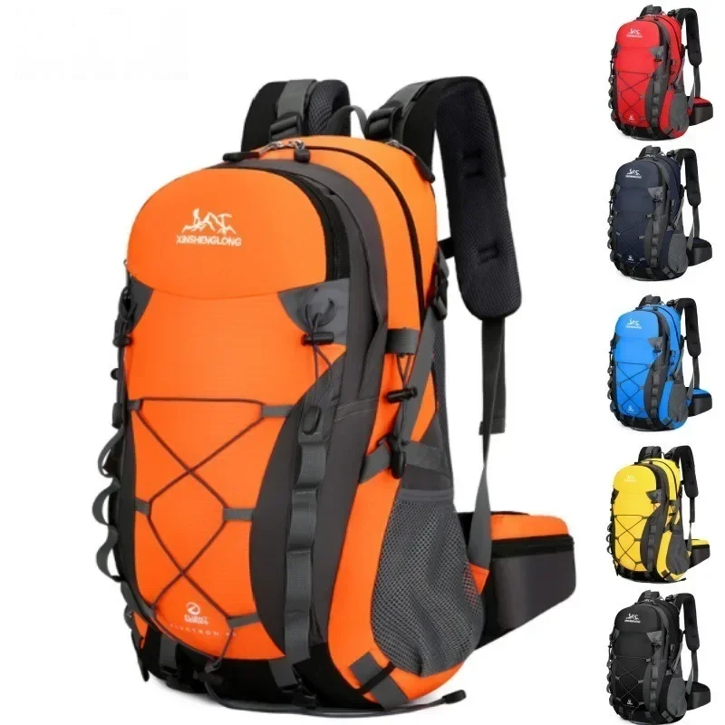 

50L Men Hiking Bag Fashionable Large Capacity Backpack Outdoor Waterproof Portable Backpack with Multiple Storage Bag Designs